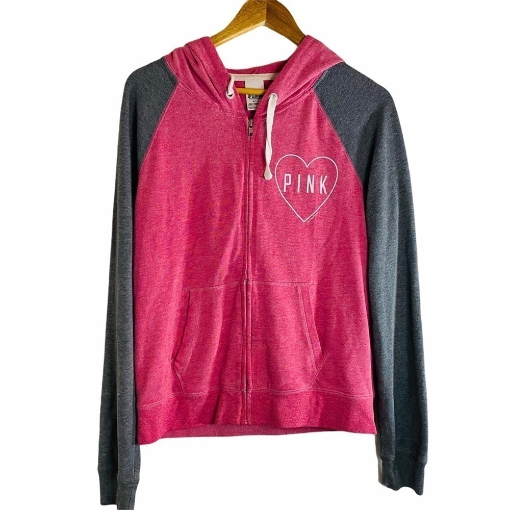 VS Pink Full Zip Sweatshirt/Hoodie Size:M